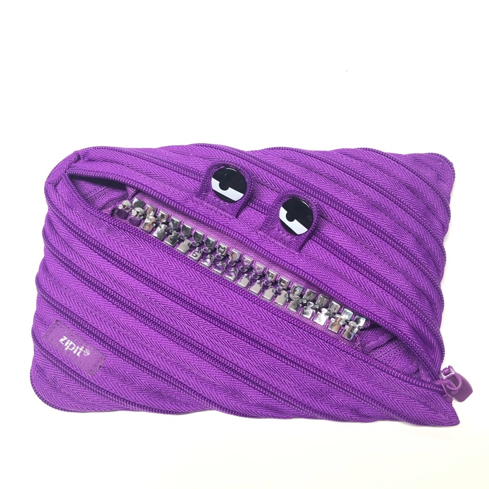 ZIPIT Wildlings Pencil Case in Purple, Pre-Owned